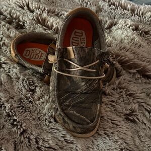 Hey Dude Brown and Tan Casual Shoes
